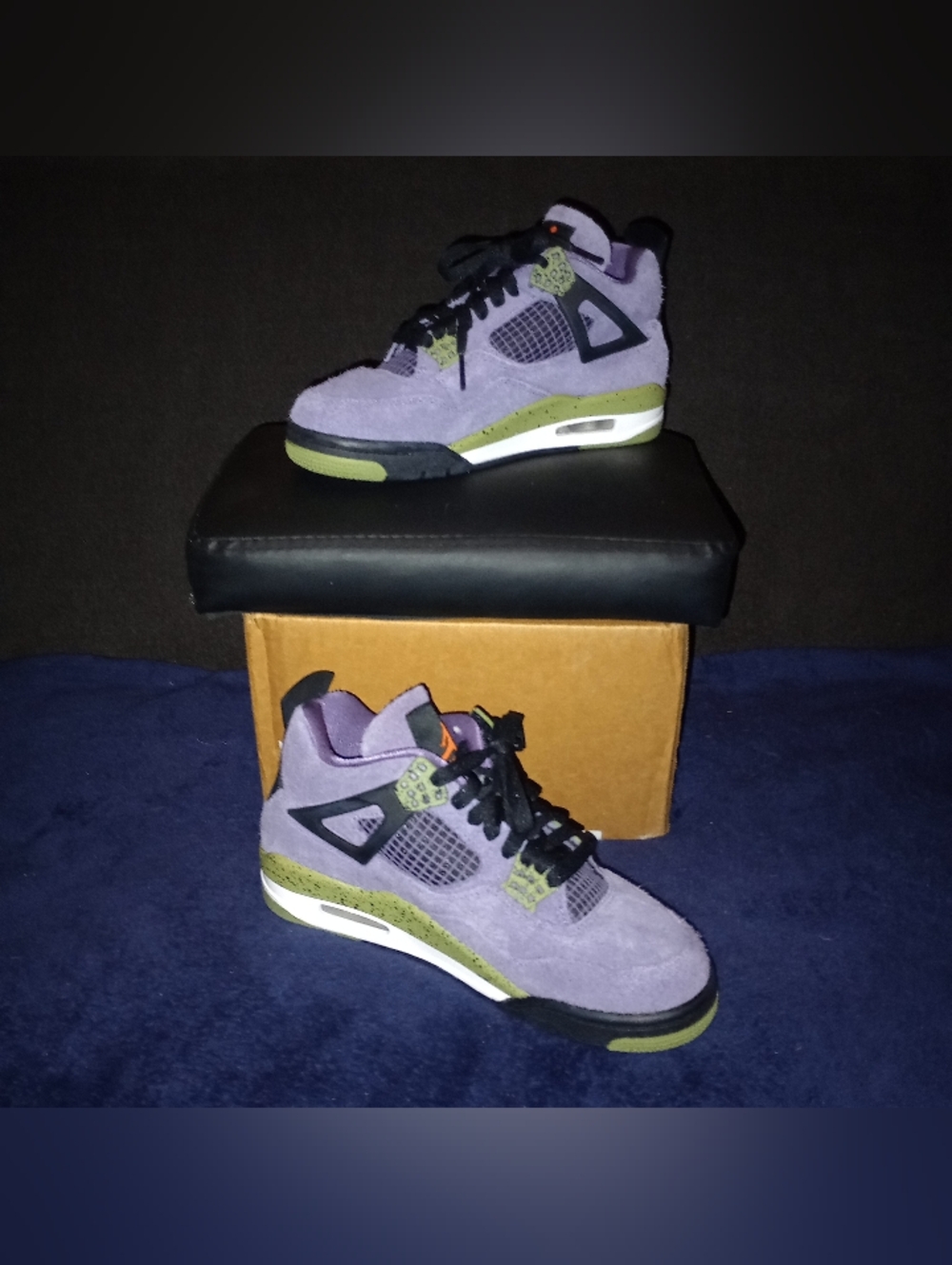 Air Jordan 4 Suede Canyon Purple Women's size 7.5